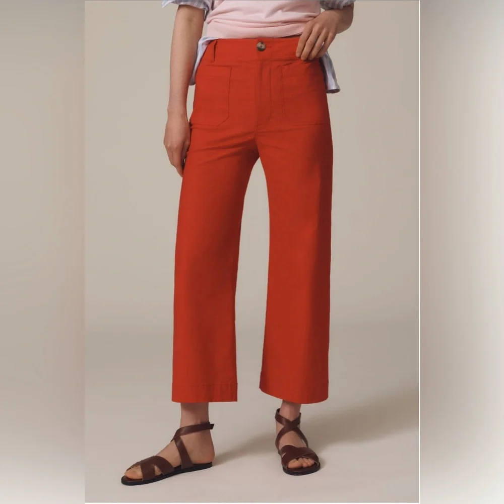 Anthropologie Maeve Collette red rouge - Picture 2 of 6